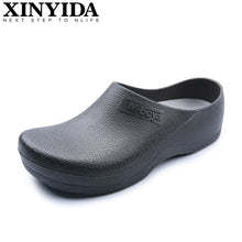Load image into Gallery viewer, Hotel Kitchen Clogs Non-slip Chef Shoes Casual Flat Work Shoes Breathable Resistant Kitchen Cook Working Shoes Size Plus 37-46
